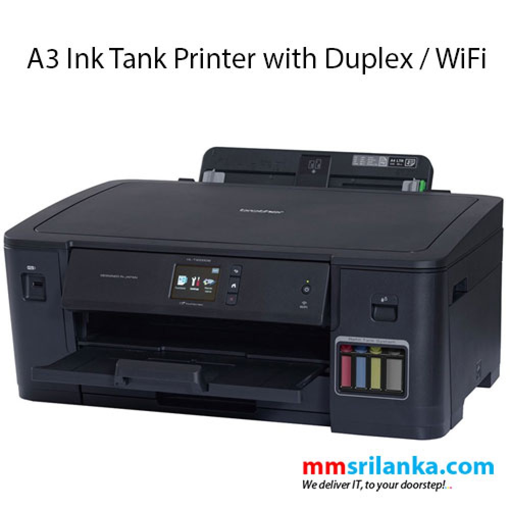 Brother HL-T4000DW - A3 Inkjet Printer, Refill Ink Tank Wireless Duplex ...